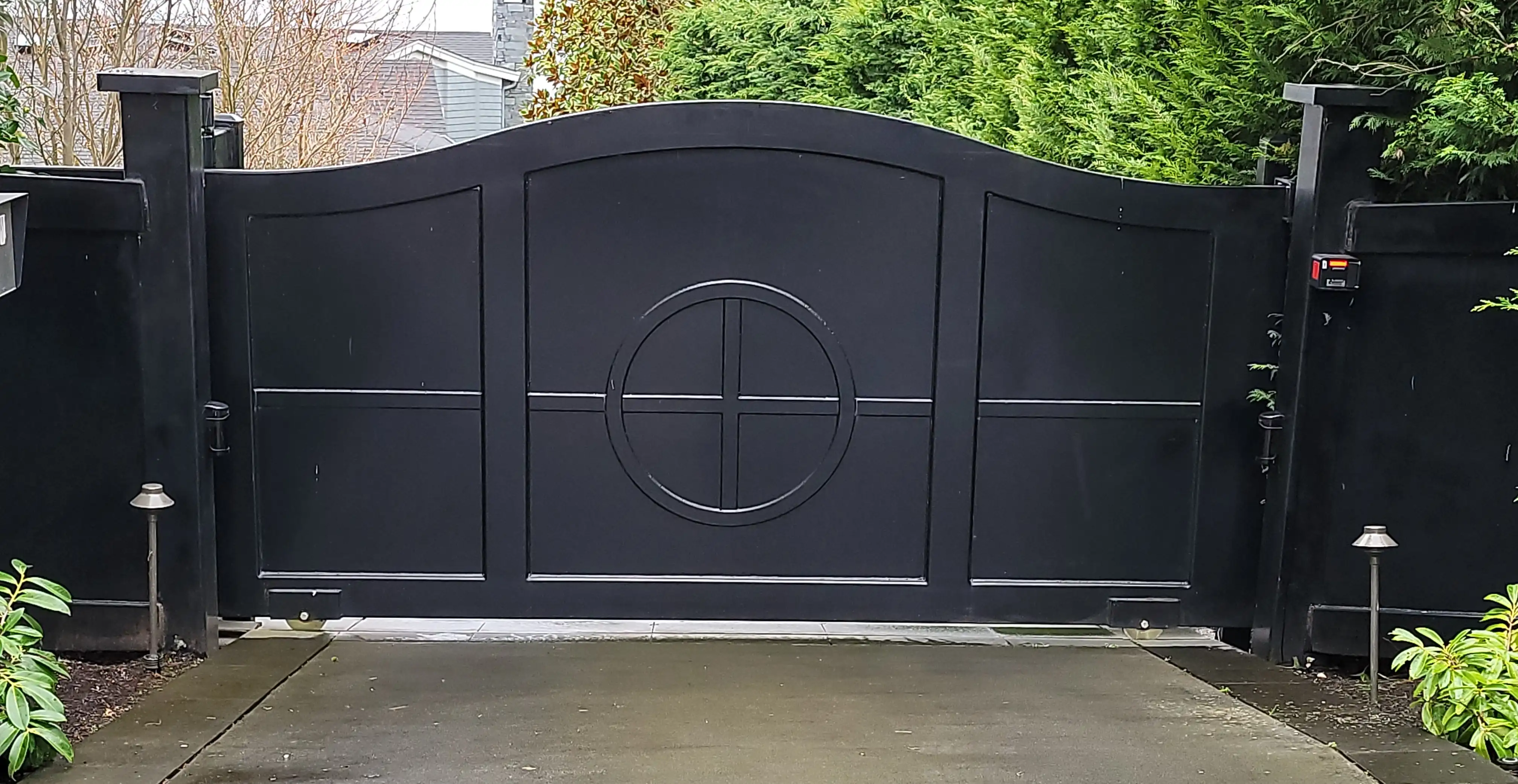 Custom automated slide gate installation in Medina